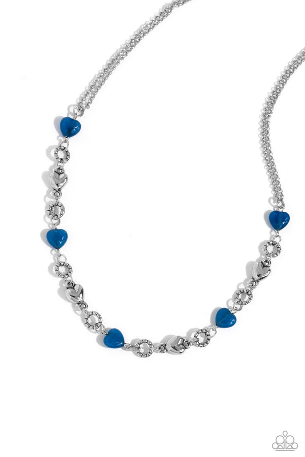 My HEARTBEAT Will Go On - Blue Necklace