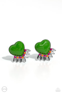 Spring Story - Green Earrings
