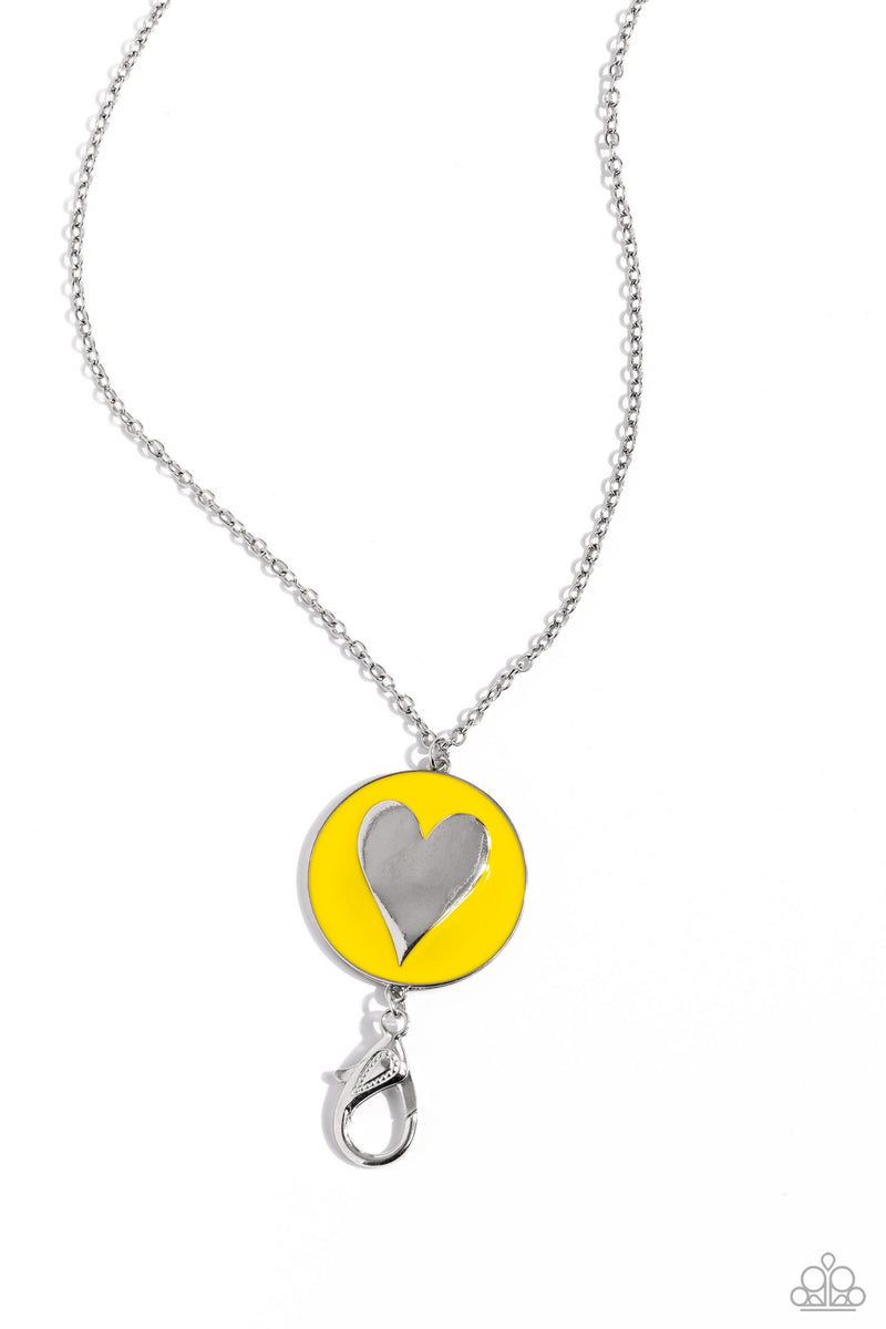 True to Your Heart - Yellow Necklace