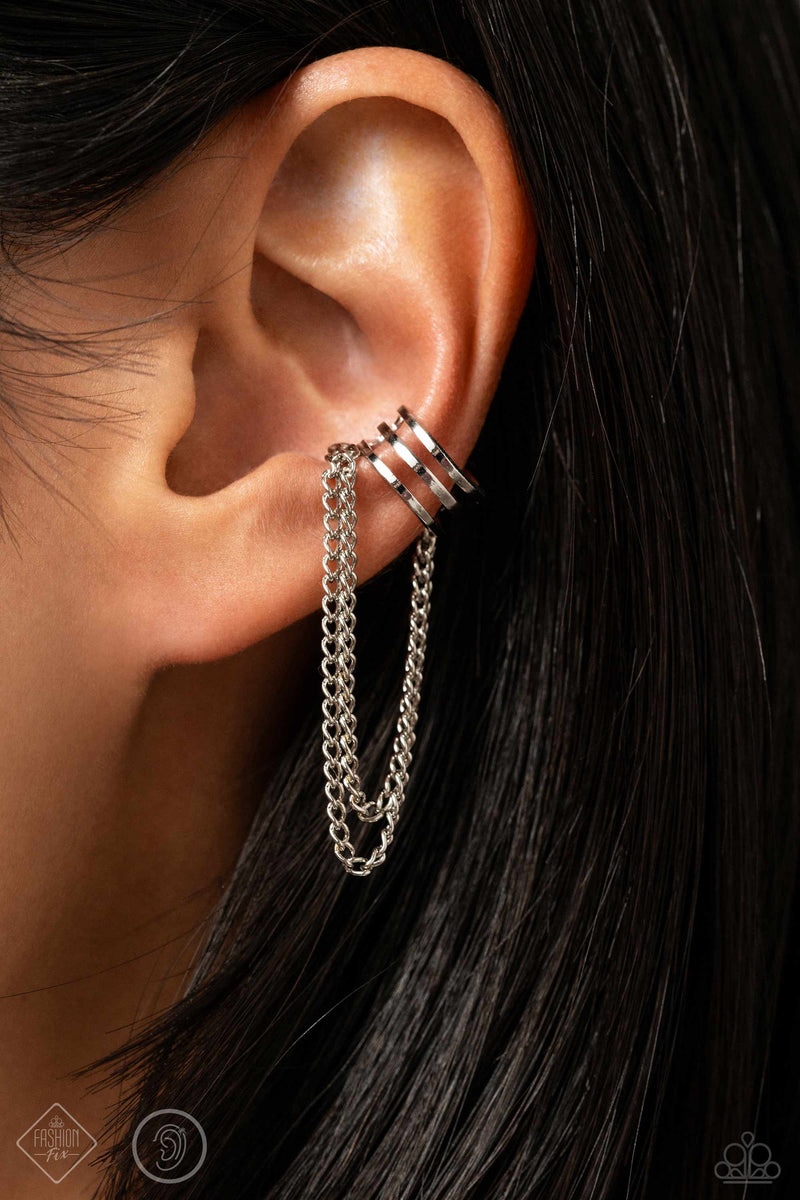 Unlocked Perfection - Silver Earrings