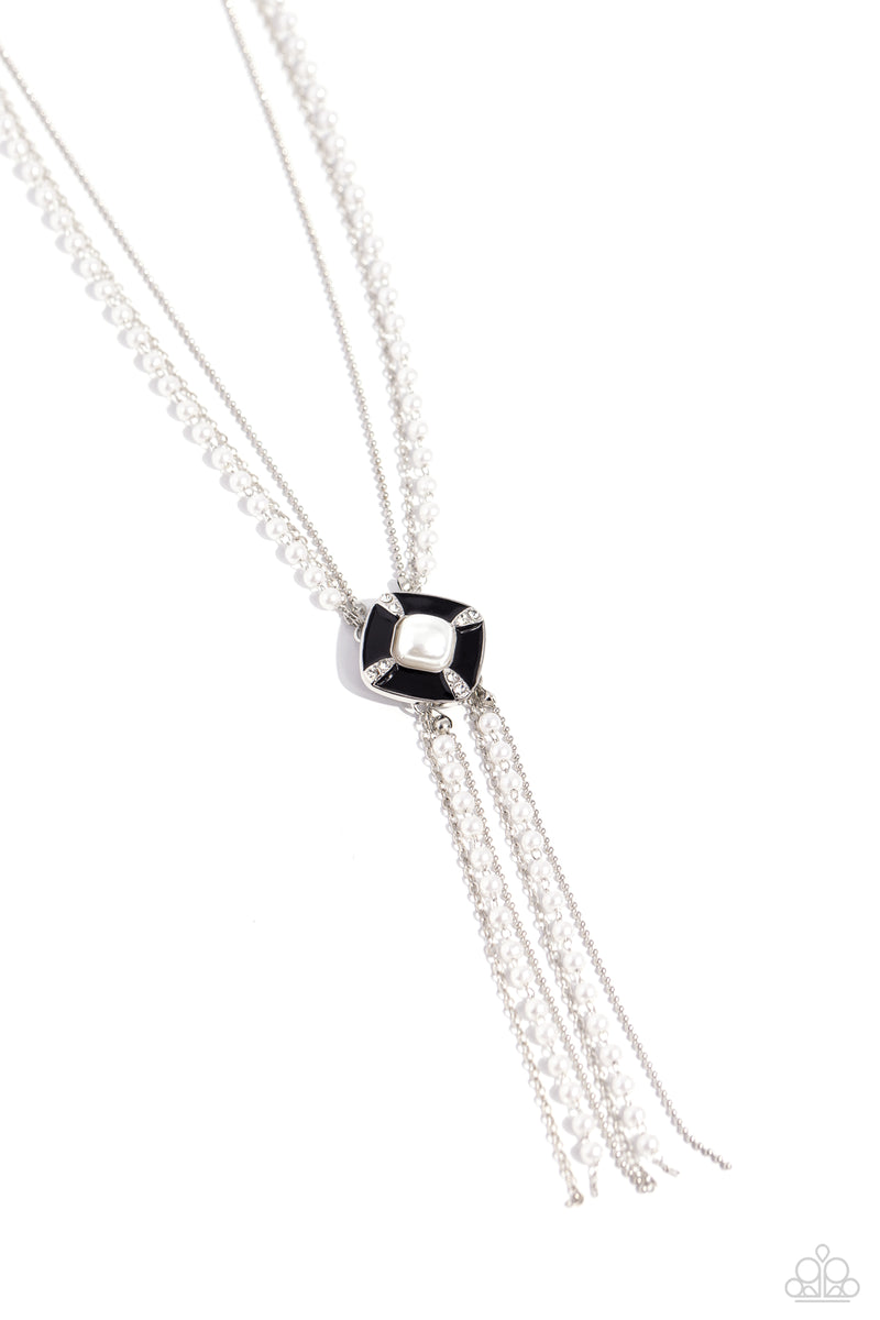 I Pinky SQUARE - Black Necklace