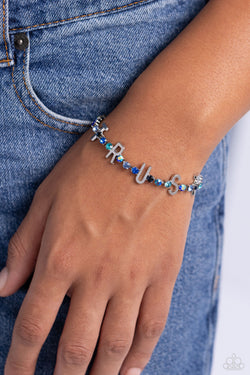 I Will Trust In You - Blue Bracelet