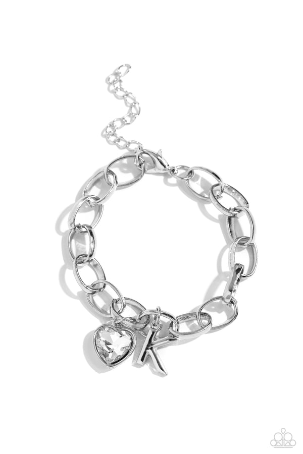 Guess Now Its INITIAL - White - K Bracelet