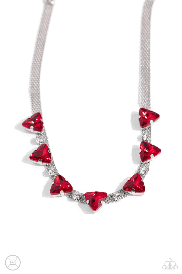 Strands of Sass - Red Necklace