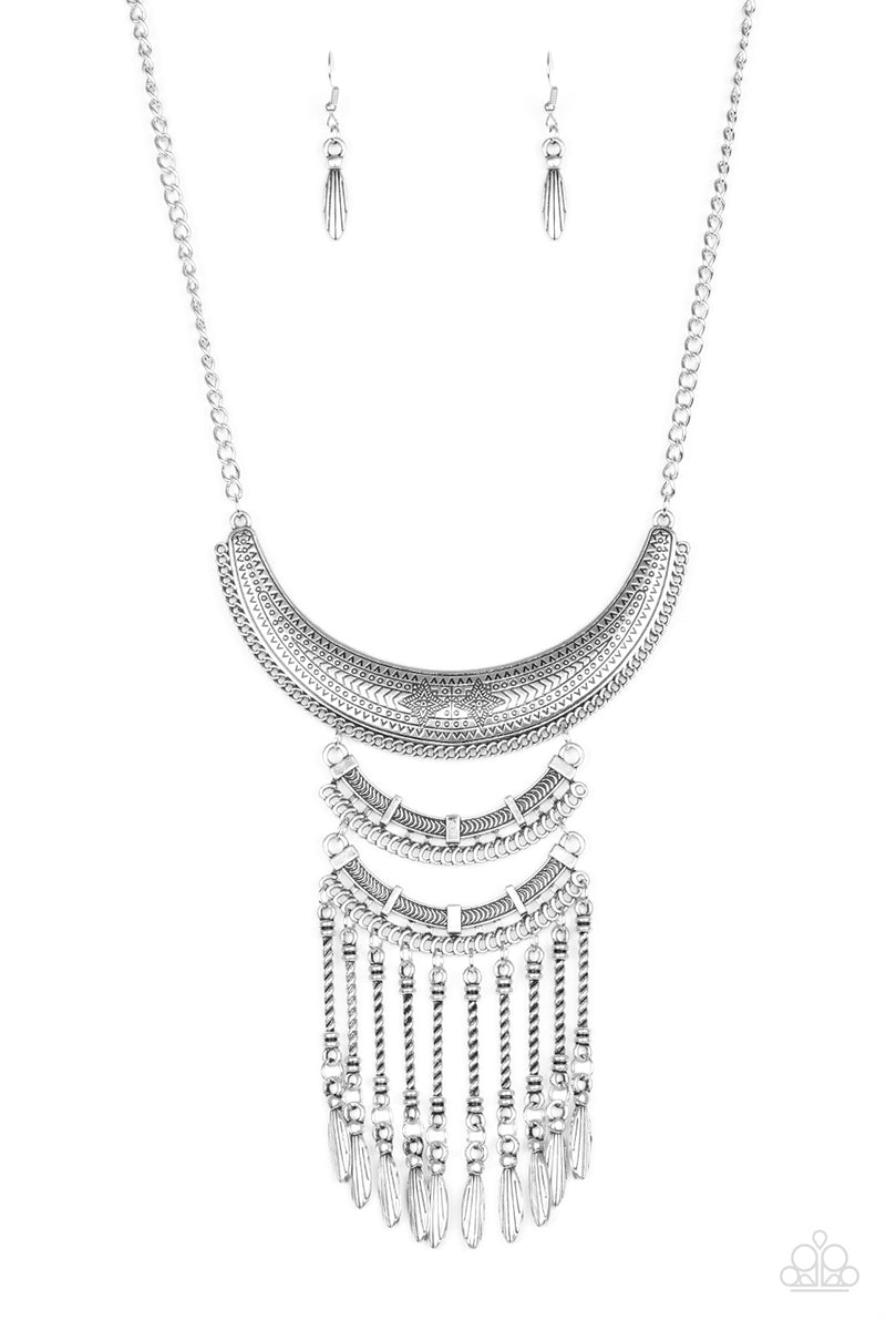 Eastern Empress - Silver Necklace